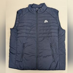 Aldi Gear Navy Blue Puffer Vest XL NWOT